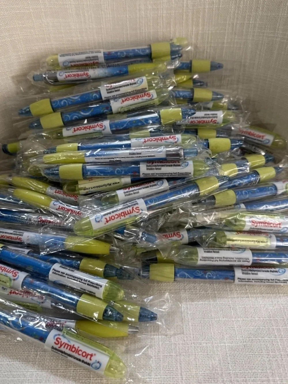 Pharmaceutical Drug Rep Collectible Promo Doctor’s Ink Pens RX Symbicort LOT